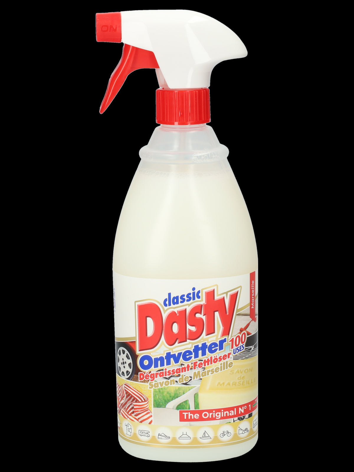 Dasty ontvetter Savon de Marseille met sproeikop 1 Ltr.