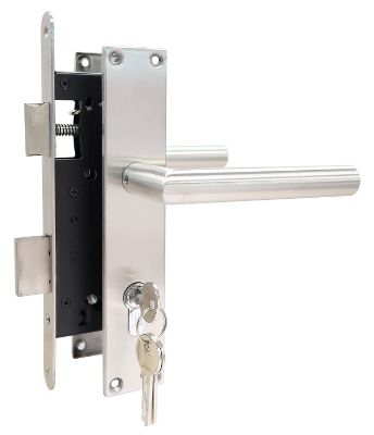 Compleet Poortslot RVS voor enkele tuindeur Type 60