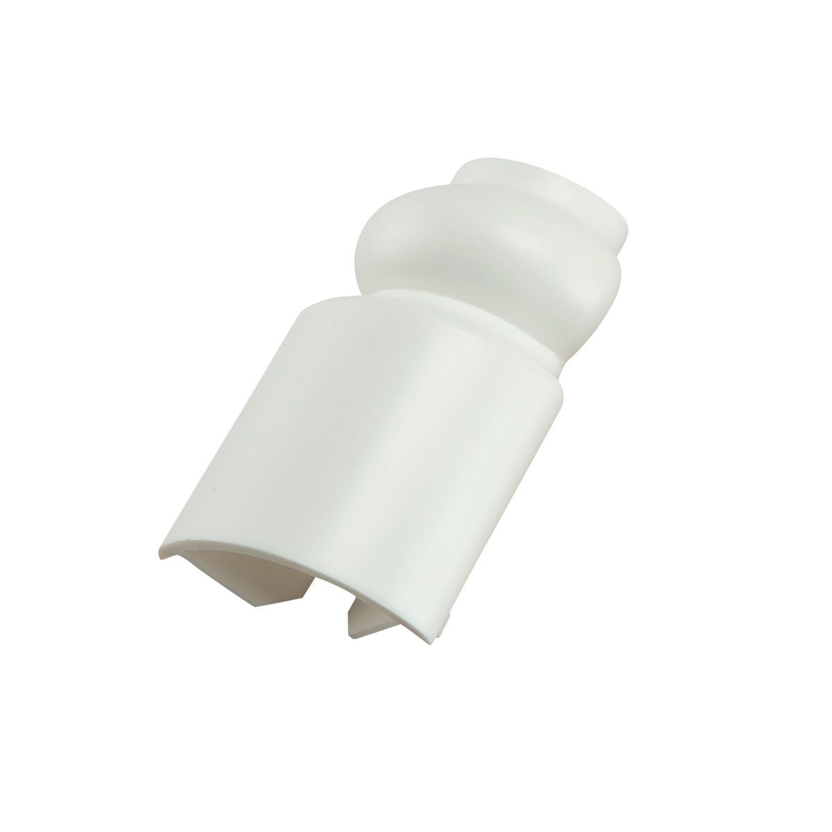 Buitenhoek plint Exclusief Classic 75x18 Wit gefolied (2st)