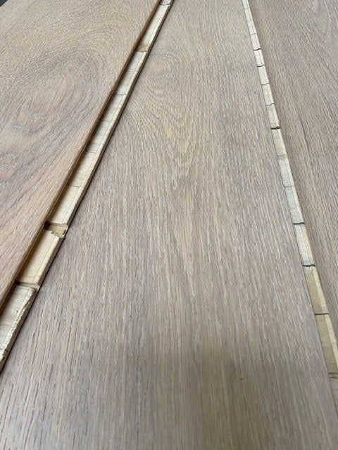 Lamelplank Eiken 14 x 189 x 1390 mm, geborsteld grijs geolied (2.10 m² per pak)