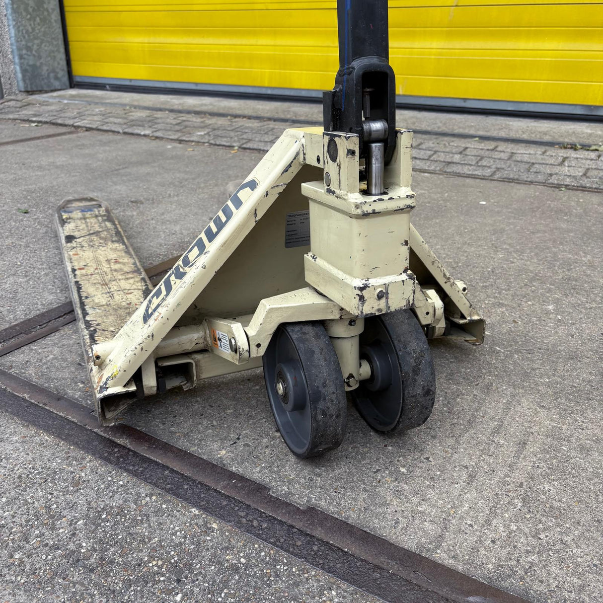 Palletwagen Crown 2000 kg nr 2, gebruikt, bouwjaar 1995