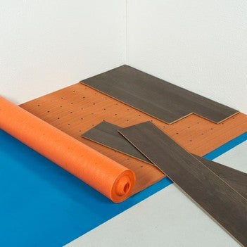 Ondervloer Isotherm rol 1 x 10 mtr, dikte 1,5 mm (geschikt voor vloerverwarming)