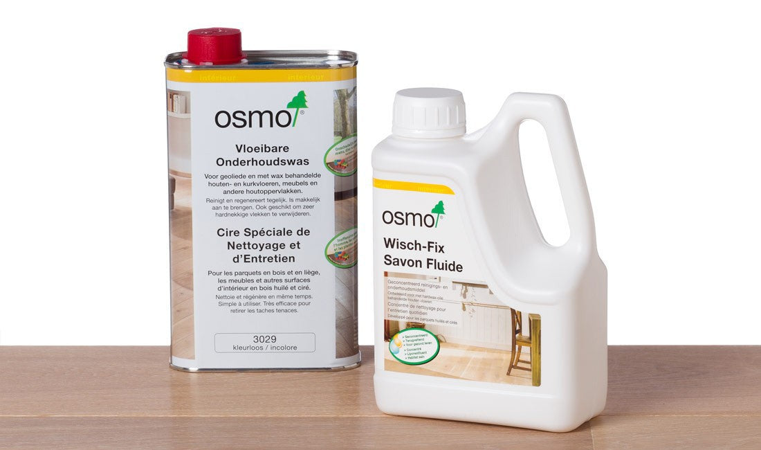 Osmo Onderhoudsset Wit (Wisch Fix + Onderhoudswas wit 3089)