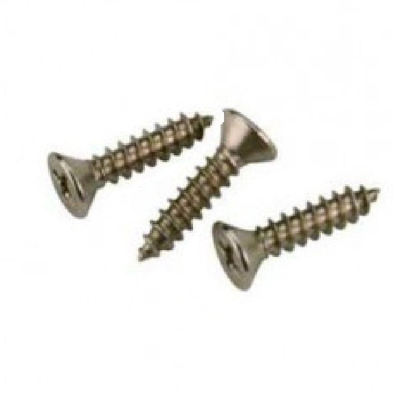 4.0 x 20 mm. RVS A2 Spaanplaatschroef platkop kruiskop (pozidrive) 500 stuks