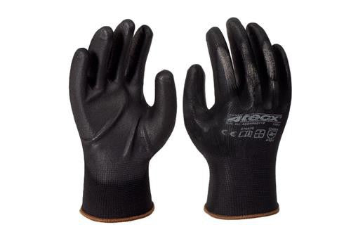 Werkhandschoen PU FLEX NYLON ZWART XL (maat 10)