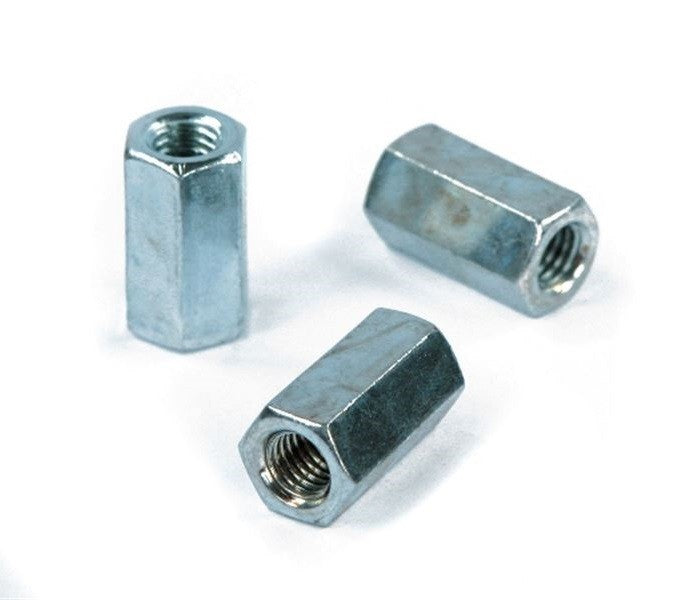 Koppelmoer M12 - 50 zeskant Din 6334 6 Galv. Verzinkt