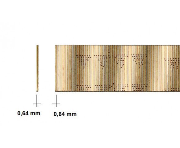 Gegalvaniseerde 23 Ga koploze micropin P - 25mm 5.000 st