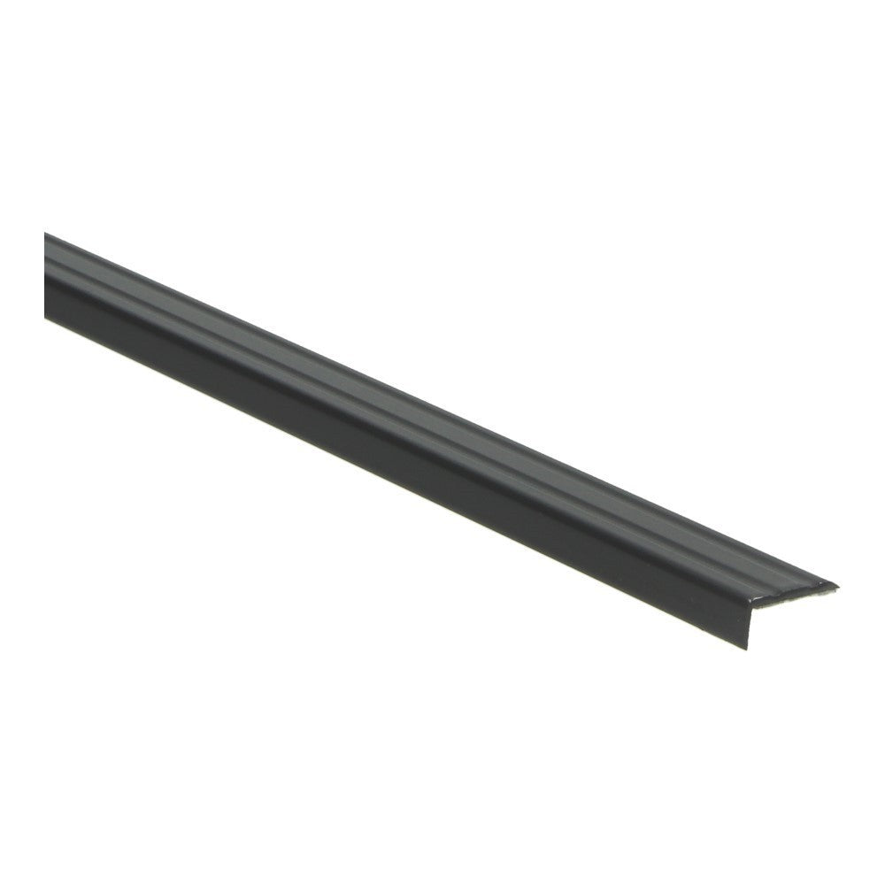 Hoeklijnprofiel 10mm zelfklevend zwart, 300 cm lang