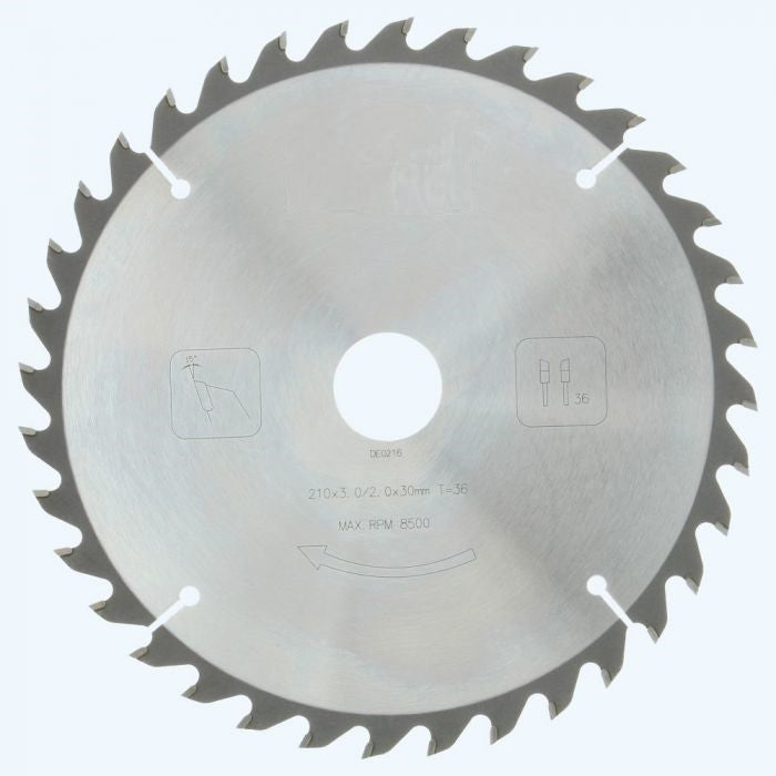 Zaagblad PROF 210 x 30 mm T36 (hout)