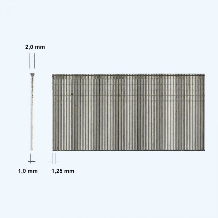 Gegalvaniseerde brads F - 50mm 5.000 st