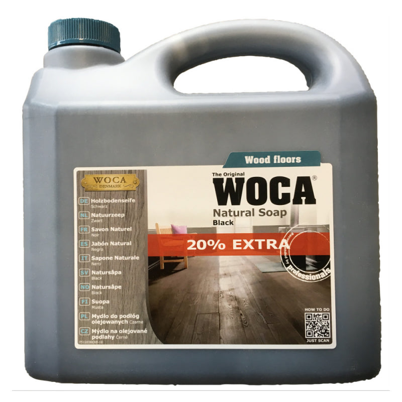 WOCA Zeep Zwart 2,5 L