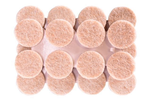 Anti-krasvilt zelfklevend Ø 19mm 20 stuks