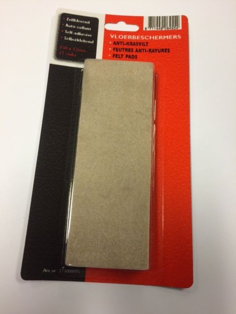 Anti-krasvilt stroken zelfklevend 150x13mm 12 stuks