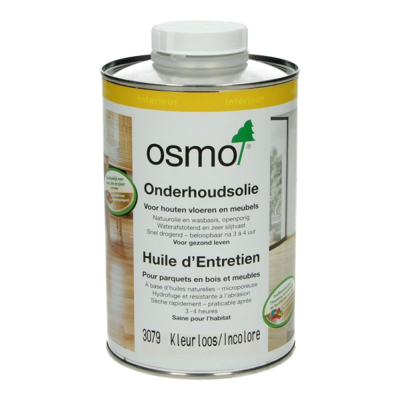 OSMO Onderhoudsolie 3079 Kleurloos mat 1 Liter