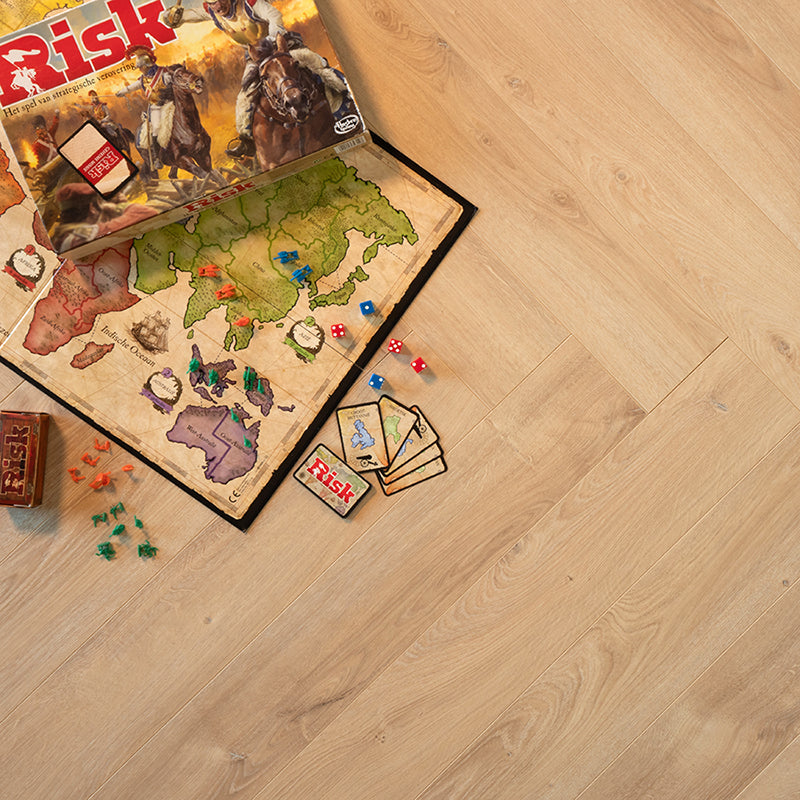 Douwes Dekker Galant visgraat Komijn, licht eiken met rondom velling