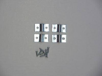 Tuingaasbeugel verzinkt, 4 stuks incl. schroeven