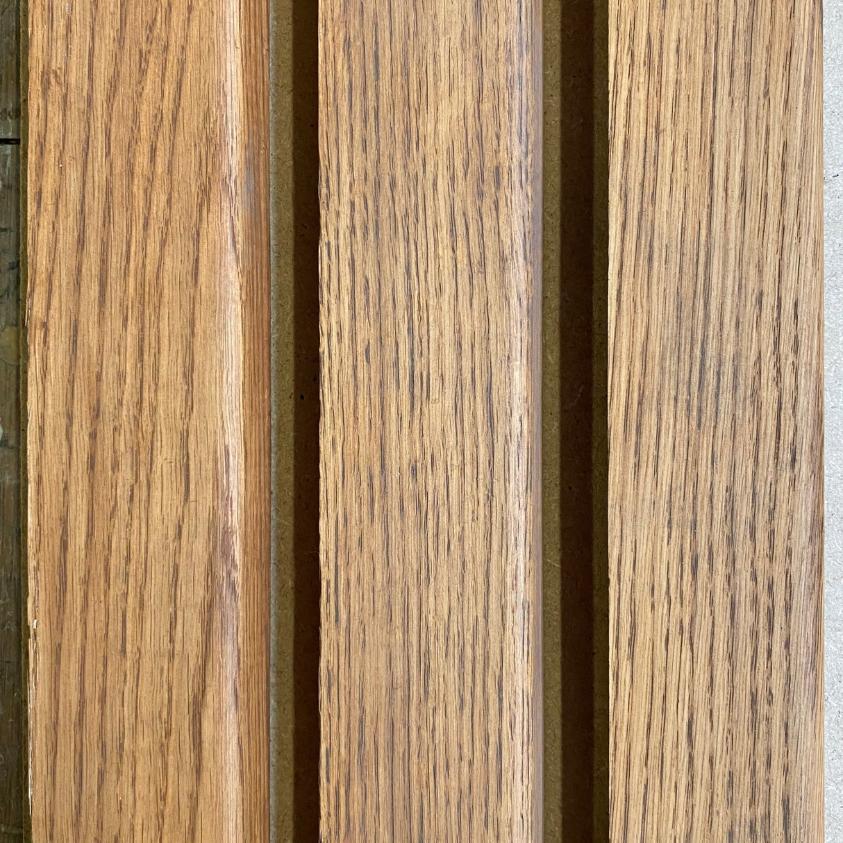 Massief Eiken plint 19 x 60 mm Mahonie kleur geolied