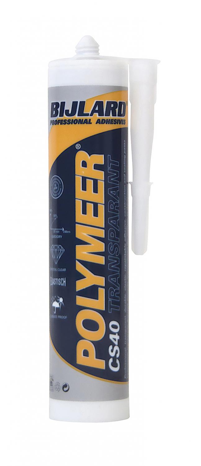 Bijlard montage en afdichtingskit Construction Sealer 40 transparant (cs40) 290 ml koker