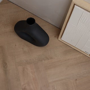 DFD Genuine Oak plak Visgraat (PVC) 2,5mm x15,24cm x 60,96cm