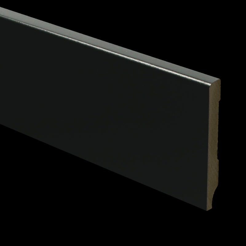 MDF Moderne plint 70x9 voorgelakt RAL 9005