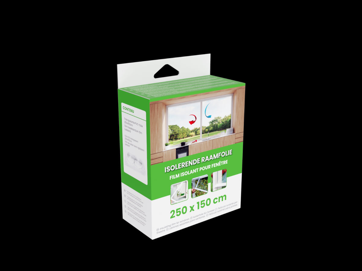 Raamfolie isolerend 250x150cm