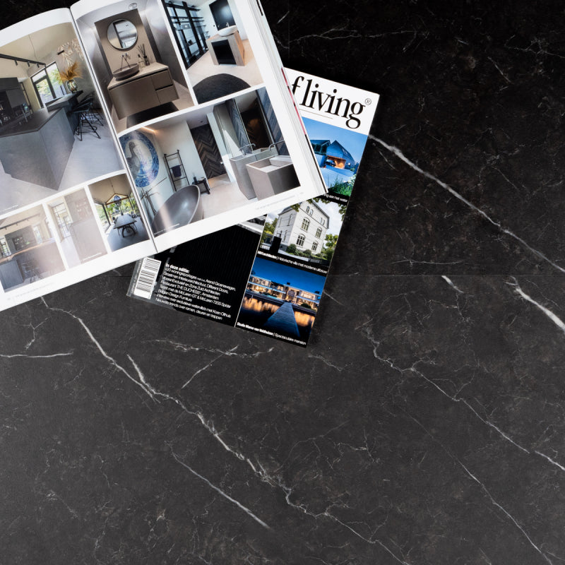 SENSE 830 zwart marmer T DB 60 x 60 cm