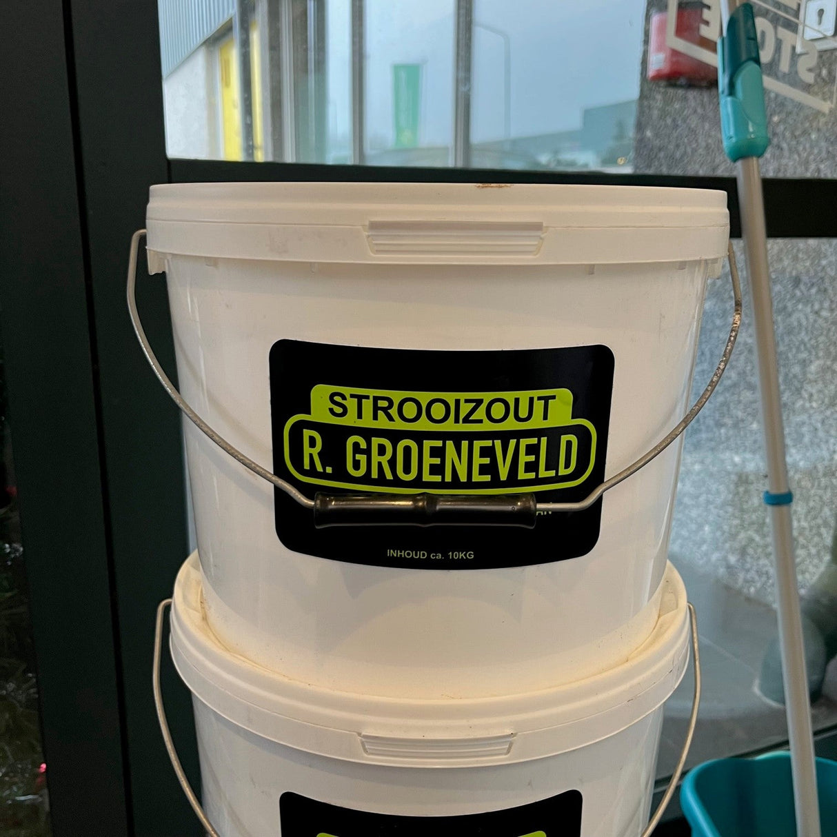 Strooizout 10 kg in emmer