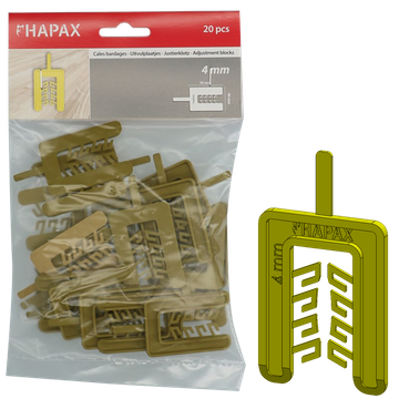 HAPAX uitvulplaatjes 4x40,00x55 / 20 stuks