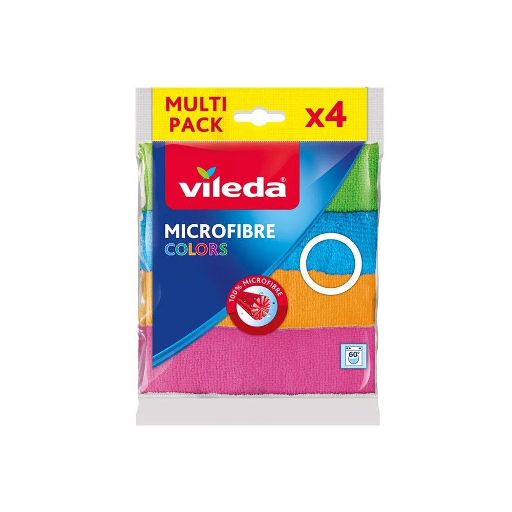 Vileda microvezeldoeken 30 x 30 cm 4 stuks