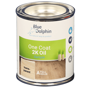 Blue Dolphin One Coat 2K Oil Bianco Pearl White demo/bijwerk blikje 