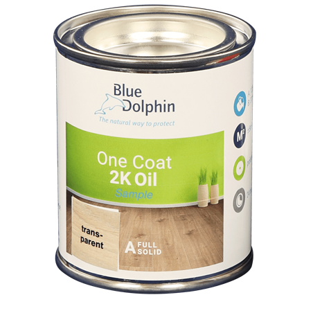 Blue Dolphin One Coat 2K Oil Palisander demo/bijwerk blikje 