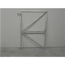 Poortframe 1550 x 1000 mm, verstelbaar met slotkast Galvanisch verzinkt