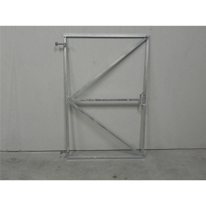 Poortframe 1550 x 1000 mm, verstelbaar met slotkast Galvanisch verzinkt