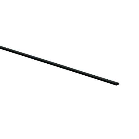 PVC Bies 2,3 x 5 mm x 100 cm zwart