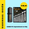 COSMOS PSI ringsteeksleutel in set 8dlg
