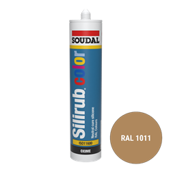 Soudal Siliconenkit RAL 1011 bruinbeige 300 ml