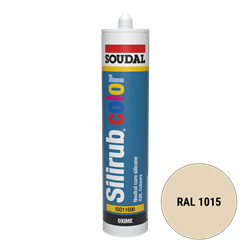 Soudal Siliconenkit RAL 1015 licht ivoor 300 ml