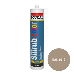 Soudal Siliconenkit RAL 1019 grijsbeige 300 ml