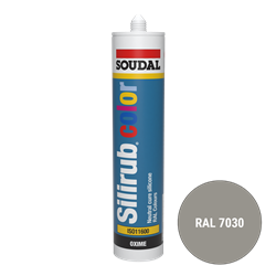 Soudal Siliconenkit RAL 7030 steengrijs 300 ml