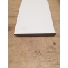 MDF plint, Wit gegrond,15 x 90 mm. 