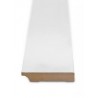 MDF plint, Wit gegrond,15 x 70 mm. 