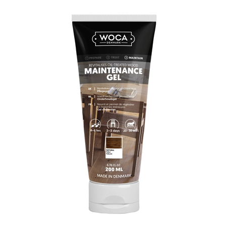 WOCA onderhoudsgel extra wit 0,2 L