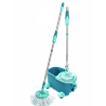 Leifheit clean twist disc mop ergo - dweil compleet systeem met wieltjes