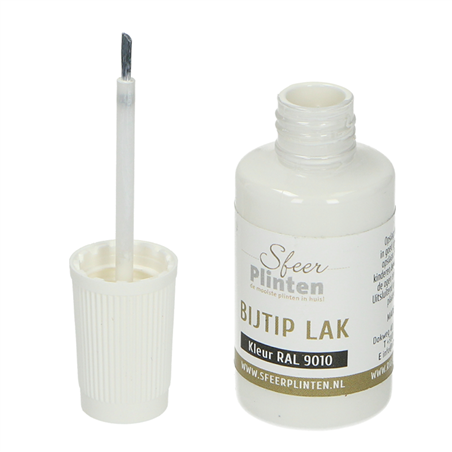 Plinten bij-tip-lak RAL 9010 - 100 ml