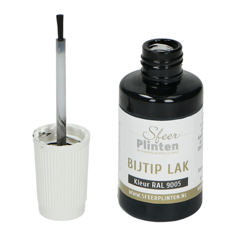 Sfeerplinten bij-tip-lak RAL 9005 - 100 ml