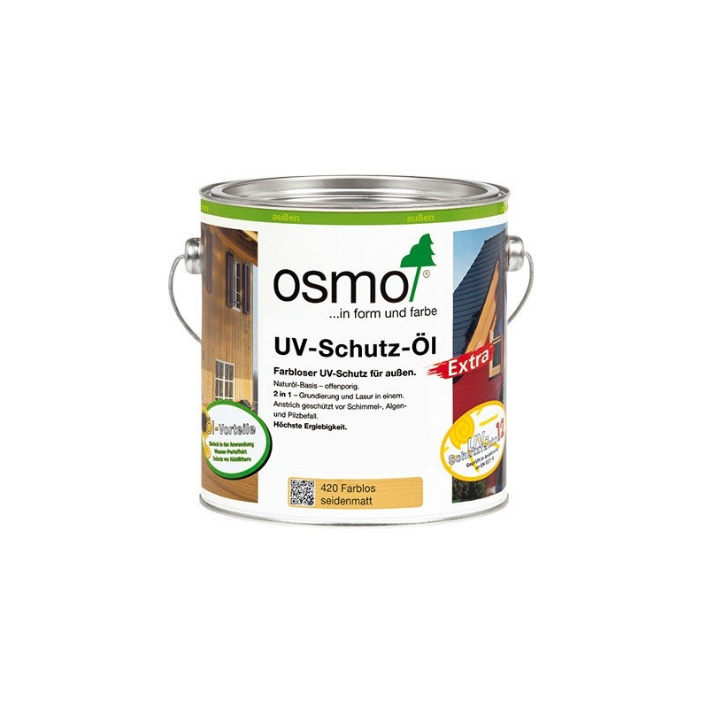 OSMOÂ UV-beschermingsolieÂ 420Â kleurloosÂ 0.75L