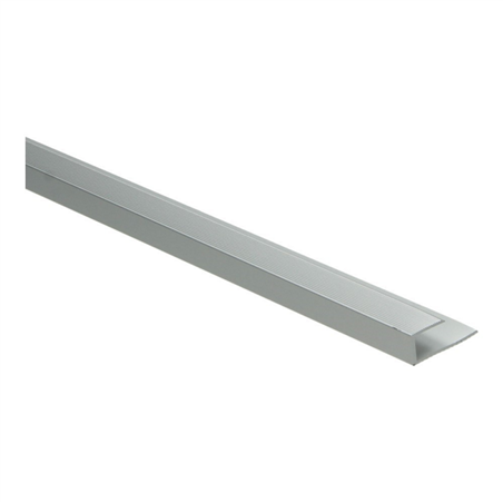 U-profiel 8,1 mm zilver, 90cm lang