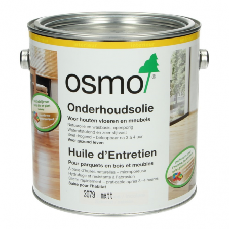 OSMO Onderhoudsolie 3079 Kleurloos mat 2,5 L