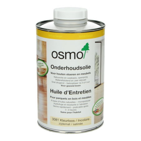 OSMO Onderhoudsolie 3081 Kleurloos zijdemat 1 L