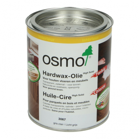 OSMO Hardwax Olie 3067 Lichtgrijs 0,75L